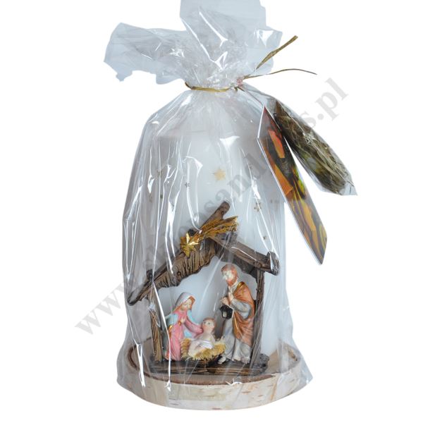 ŚWIECA NA BOŻE NARODZENIE - wys. 18.5 cm - 83055