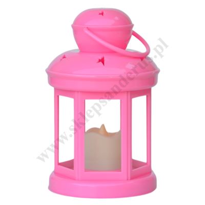 LAMPION RORATNI-ADWENTOWY RÓŻOWY - 82364