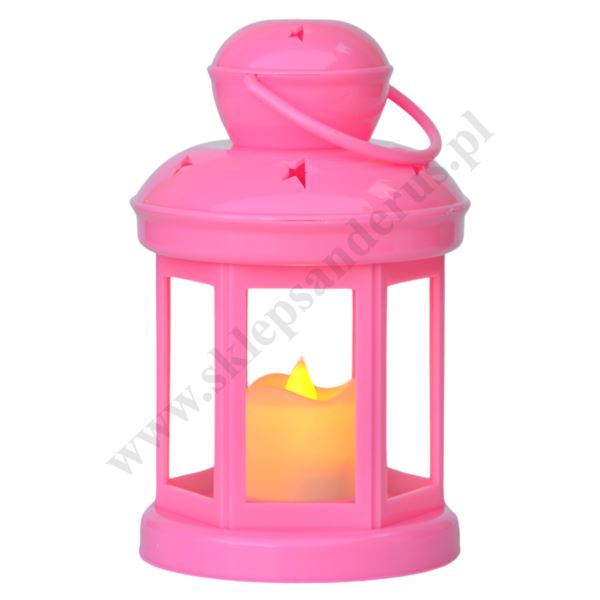 LAMPION RORATNI-ADWENTOWY RÓŻOWY - 82364