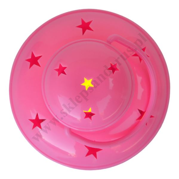 LAMPION RORATNI-ADWENTOWY RÓŻOWY - 82364