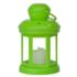 LAMPION RORATNI-ADWENTOWY ZIELONY  - 82365