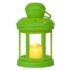 LAMPION RORATNI-ADWENTOWY ZIELONY  - 82365
