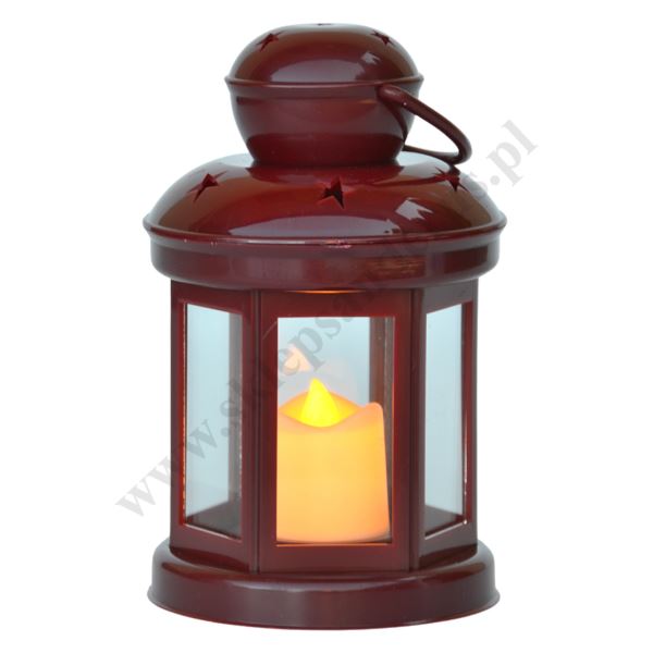 LAMPION RORATNI-ADWENTOWY BORDO - 86300