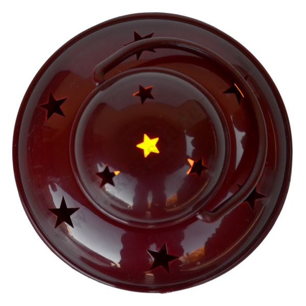LAMPION RORATNI-ADWENTOWY BORDO - 86300