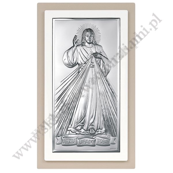 JEZU UFAM TOBIE - OBRAZEK SREBRNY - 6443/2TP JEZU UFAM TOBIE - OBRAZEK SREBRNY - 6443/2TP