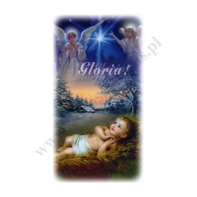 OBRAZEK KOLĘDOWY - format 7 x 13 cm - bez tekstu - paczka 100 szt. - 87952