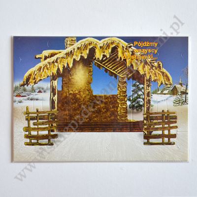 KARTONOWA SZOPKA DO SKŁADANIA - 78806