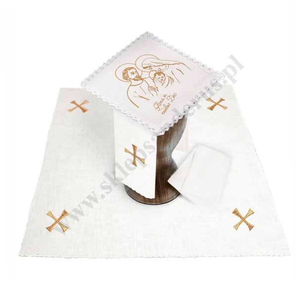 BIELIZNA KIELICHOWA LNIANA - komplet - 90141