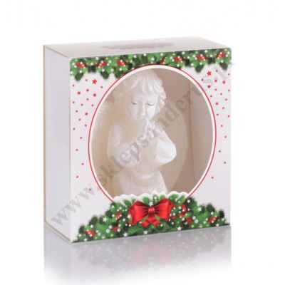 ŚWIECA ANIOŁ - wys.14 cm - 65178