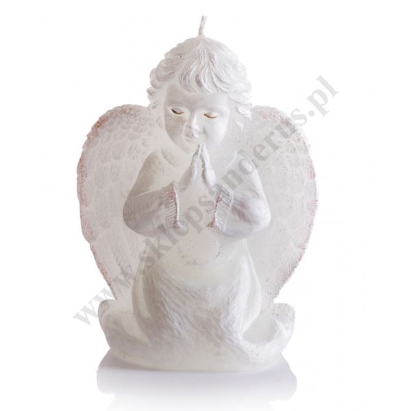 ŚWIECA ANIOŁ - wys.14 cm - 65178