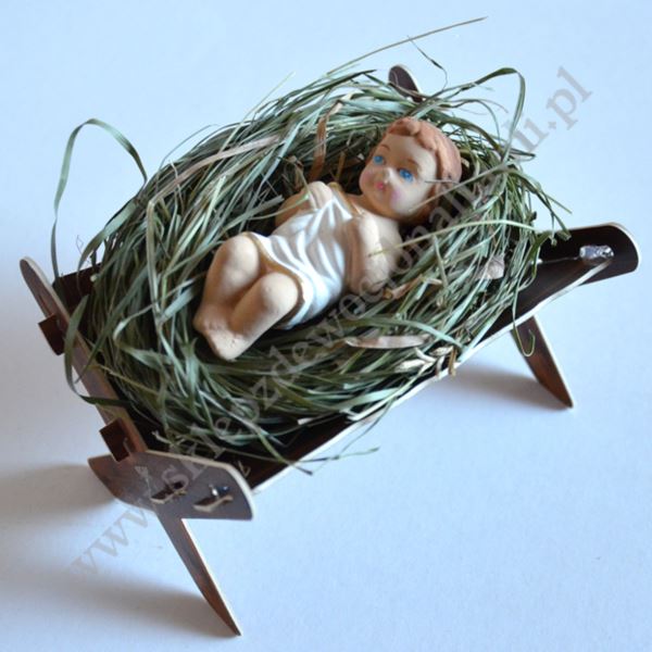 DZIECIĄTKO NA SIANKU W ŻŁÓBKU - D2