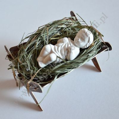 DZIECIĄTKO NA SIANKU W ŻŁÓBKU - D2B