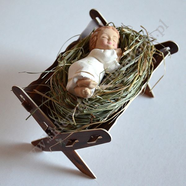 DZIECIĄTKO NA SIANKU W ŻŁÓBKU - D6