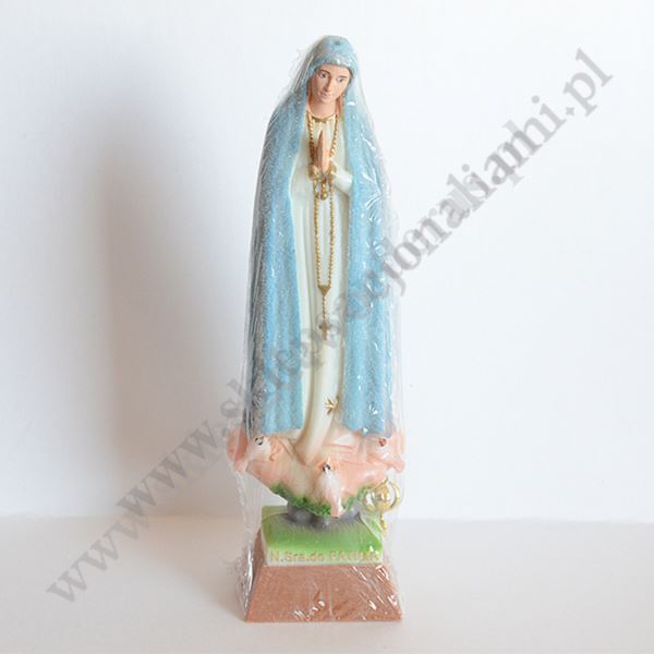 MATKA BOŻA FATIMSKA - figura zmieniająca kolor szaty - wys. 20.5 cm - 3803