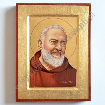 OJCIEC PIO - ikona 18 x 23.5 cm - 84108