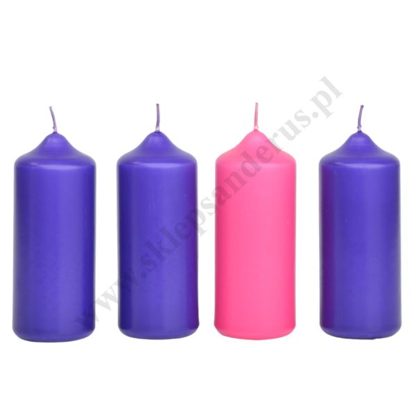 ŚWIECE ADWENTOWE - komplet wys. 11 cm - 6406 ŚWIECE ADWENTOWE - komplet wys. 11 cm - 6406