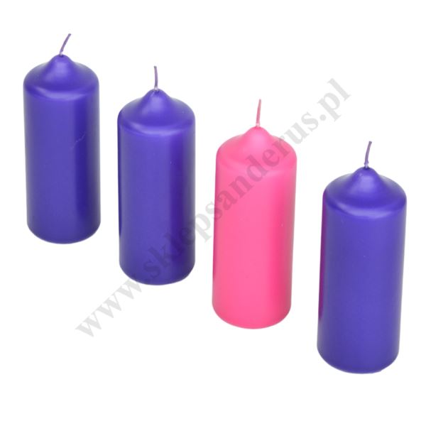 ŚWIECE ADWENTOWE - komplet wys. 11 cm - 6406 ŚWIECE ADWENTOWE - komplet wys. 11 cm - 6406