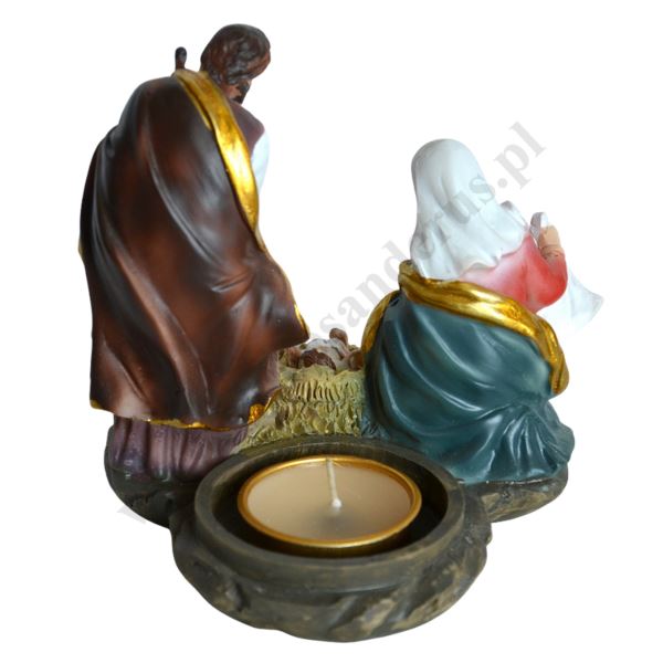 ŚWIĘTA RODZINA I PODGRZEWACZ - wys. 13 cm - 74196