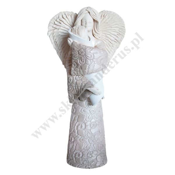 ANIOŁ Z DZIECKIEM - wys. 29 cm - 68132
