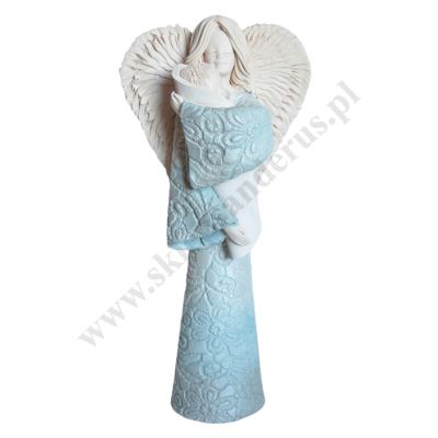 ANIOŁ Z DZIECKIEM - wys. 30.5 cm - 68021