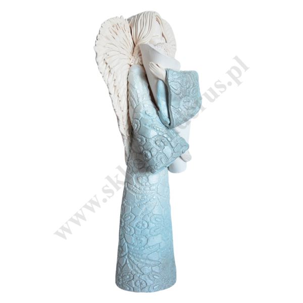 ANIOŁ Z DZIECKIEM - wys. 30.5 cm - 68021
