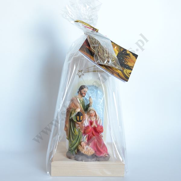 ŚWIECA NA BOŻE NARODZENIE - wys.25 cm - 87214