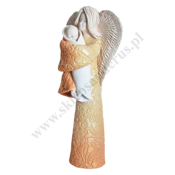 ANIOŁ Z DZIECKIEM - wys. 30 cm - 68022