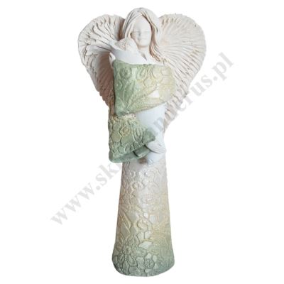 ANIOŁ Z DZIECKIEM - wys. 29.5 cm - 11849