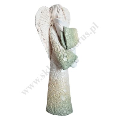 ANIOŁ Z DZIECKIEM - wys. 29.5 cm - 11849