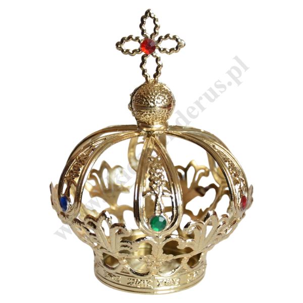 KORONA PLASTIKOWA - wys.12.5 cm - 66327