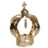 KORONA METALOWA POZŁACANA - wys.9 cm - 68759