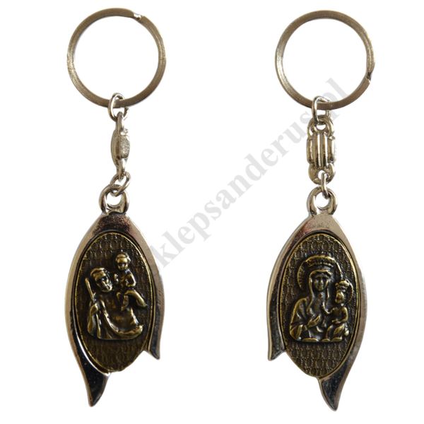 BRELOK MATKI BOŻEJ CZĘSTOCHOWSKIEJ I ŚW. KRYSZTOFA - dwa wzory - 68573