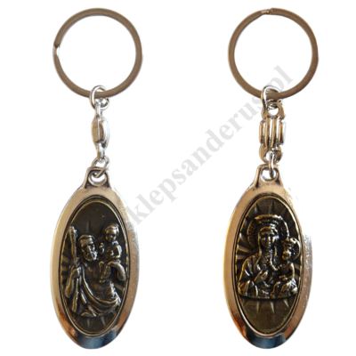 BRELOK MATKI BOŻEJ CZĘSTOCHOWSKIEJ I ŚW. KRYSZTOFA - dwa wzory - 68573