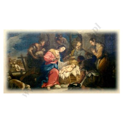 OBRAZEK KOLĘDOWY - UV - format 13 x 7 cm - PACZKA 100 szt. - 73373