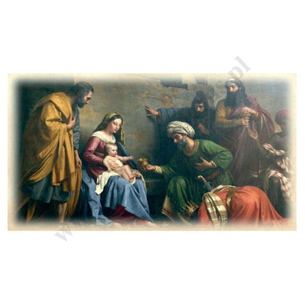 OBRAZEK KOLĘDOWY - format 13 x 7 cm - PACZKA 100 szt. - 87856 OBRAZEK KOLĘDOWY - format 13 x 7 cm - PACZKA 100 szt. - 87856