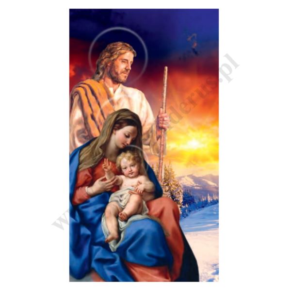 OBRAZEK KOLĘDOWY - format 7 x 13 cm - PACZKA 100 szt. - 65715