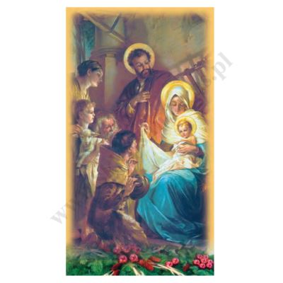 OBRAZEK KOLĘDOWY - format 7 x 13 cm - PACZKA 100 szt. - 87799