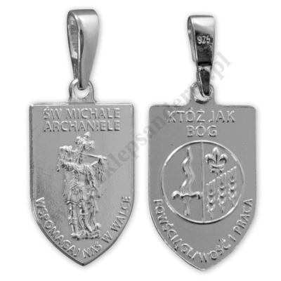 MEDALIK ŚW. MICHAŁA ARCHANIOŁA - wys. 3.1 cm - M525