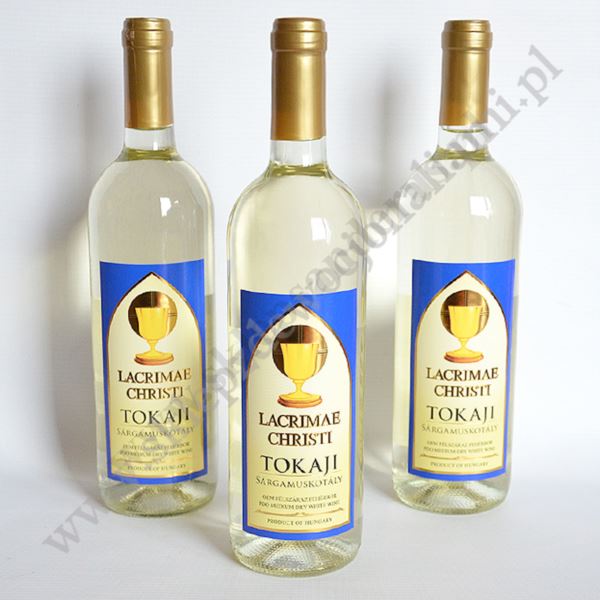 LACRIMAE CHRISTI - wino mszalne, białe półwytrawne