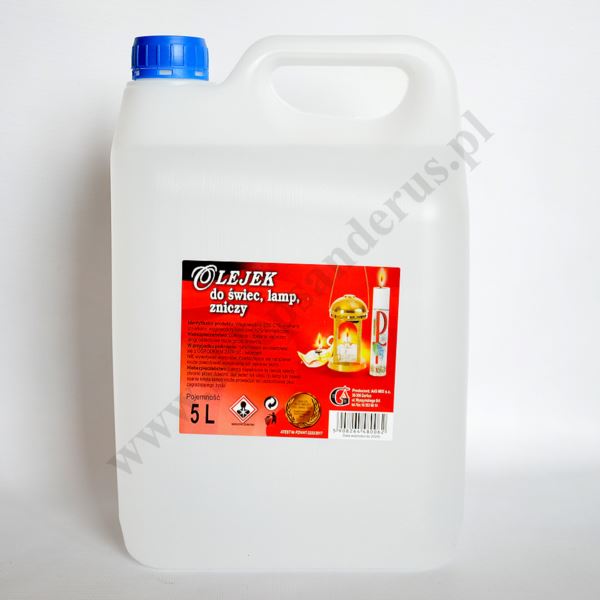 OLEJ PARAFINOWY DO ŚWIEC - 5L - 4120