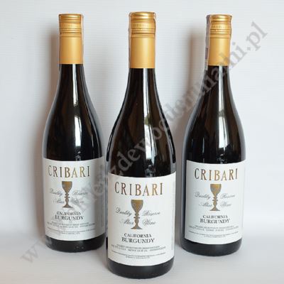 CRIBARI CALIFORNIA BURGUNDY - winio mszalne - czerwone półwytrawne