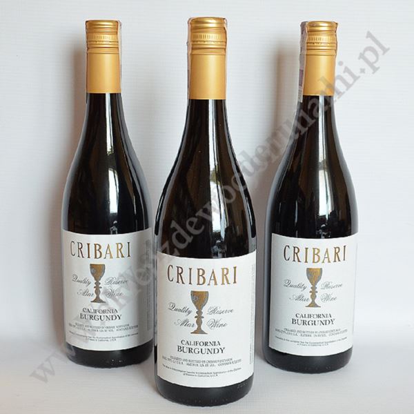 CRIBARI CALIFORNIA BURGUNDY - winio mszalne - czerwone półwytrawne