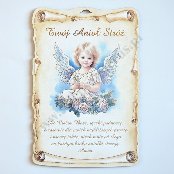 PAMIĄTKA CHRZTU ŚWIĘTEGO - obrazek 16 x 24 cm - 10621