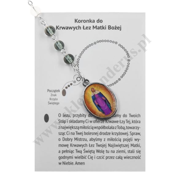 KORONKA DO KRWAWYCH ŁEZ MATKI BOŻEJ - 89743