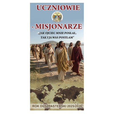 Baner dekoracyjny - "Uczniowie - misjonarze" - wzór 2