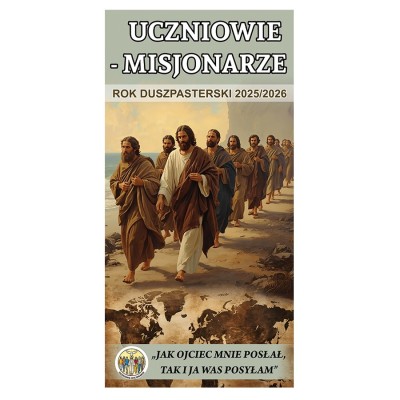 Baner dekoracyjny - "Uczniowie - misjonarze" - wzór 3