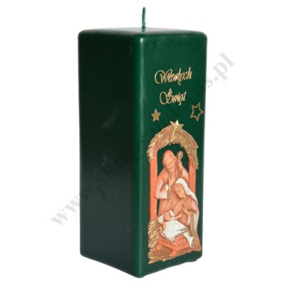 ŚWIECA BOŻONARODZENIOWA - wys. 17 cm - 68594