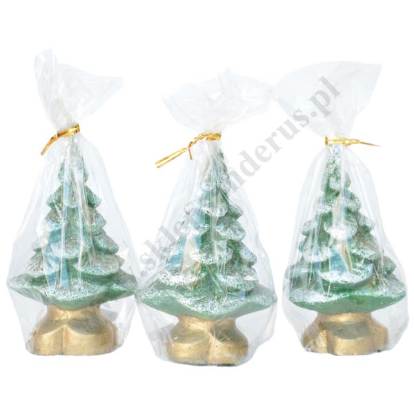 ŚWIECA ZAPACHOWA CHOINKA - wys. 11.5 cm - 61452