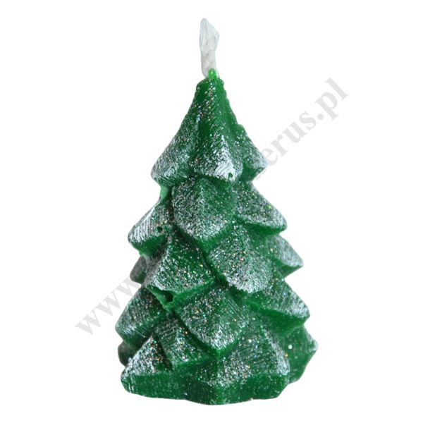 ŚWIECA CHOINKA - wys. 7 cm - 68642