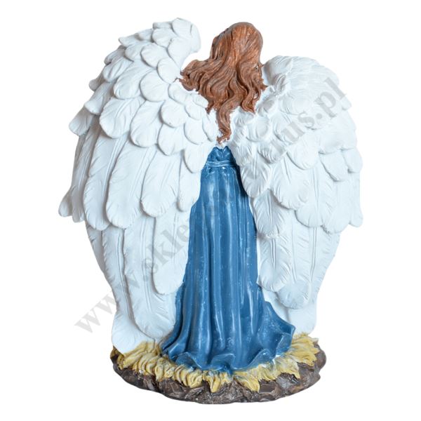 ŚWIĘTA RODZINA Z ANIOŁEM - wys. 18.5 cm - 84997